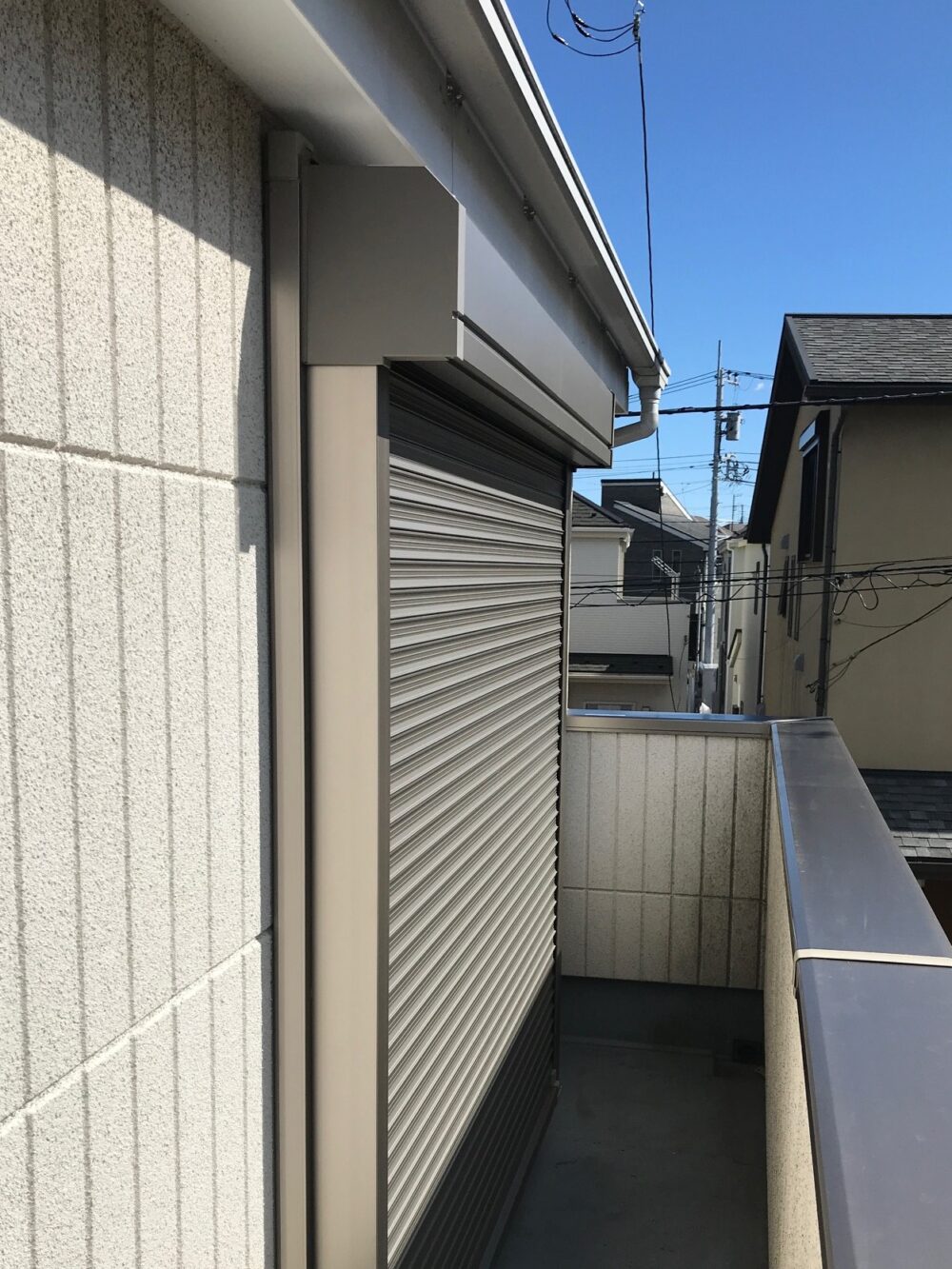 海老名市 後付けシャッター 文化マドマスター 施工例 海老名市でリフォームなら海老名トーヨー住器