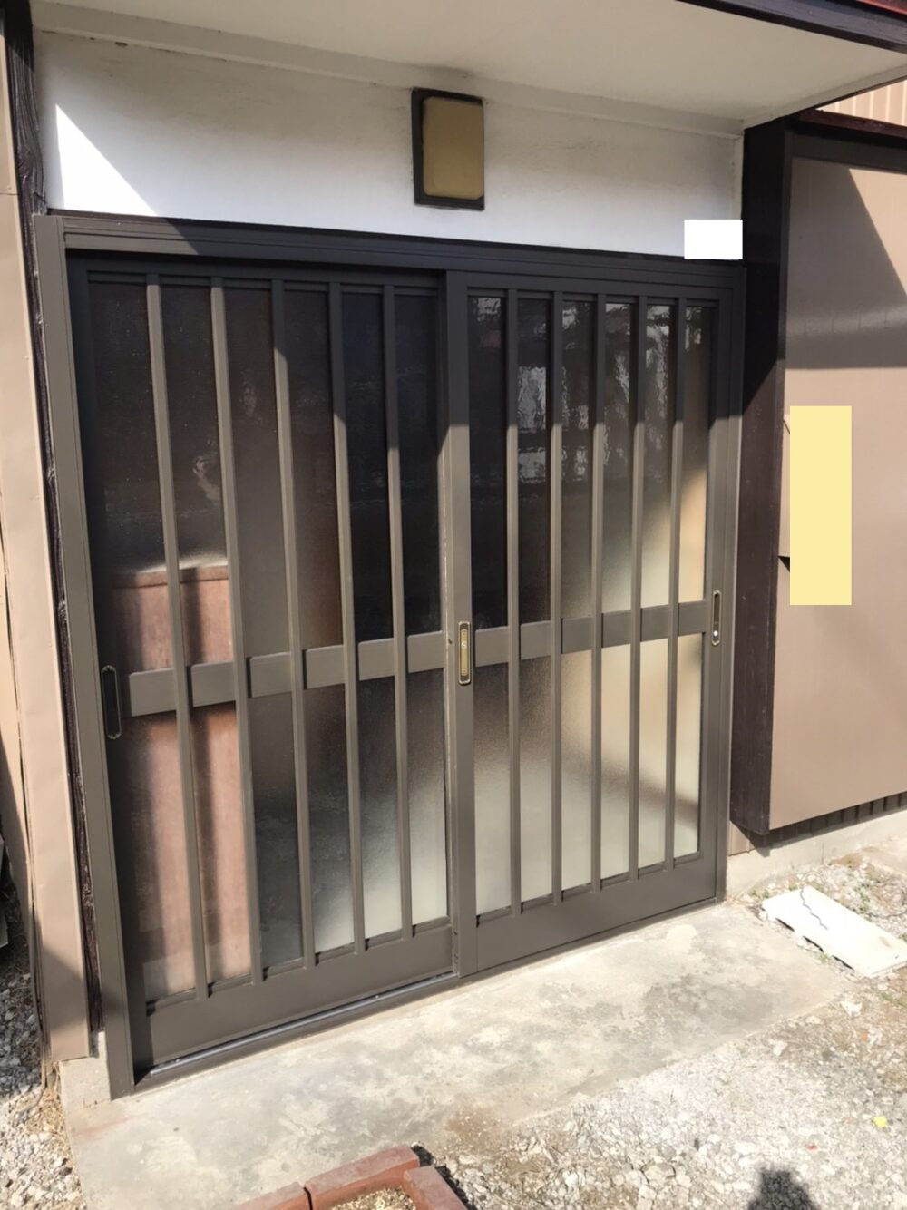 厚木市 貸家玄関引き戸 菩提樹 リフォーム施工例 海老名市でリフォームなら海老名トーヨー住器
