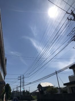 素敵な青空に。