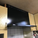 海老名市　キッチンレンジフード　交換工事　