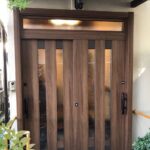 玄関引戸のリフォームも1日でできた！！施工例