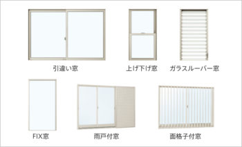 【特徴3】いろんな窓に対応可能