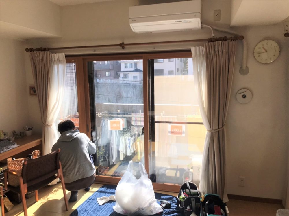 東京都マンション　結露対策に内窓インプラス　施工例